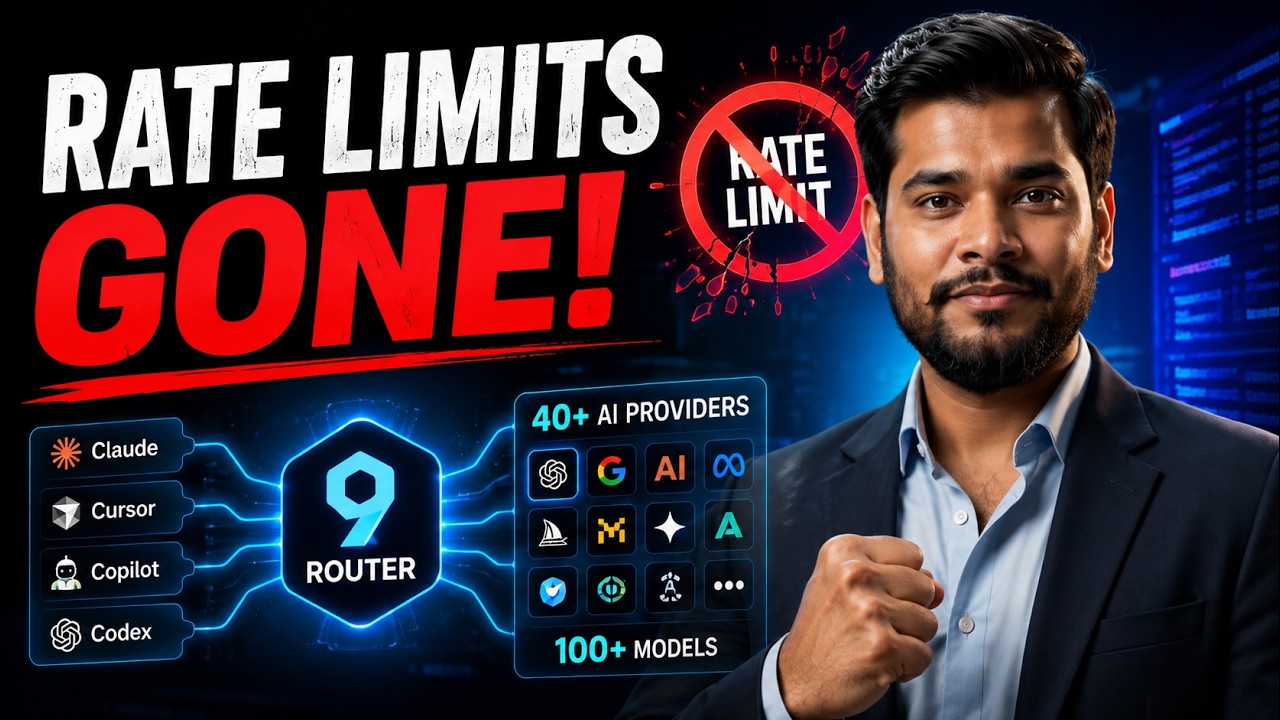 ❌Stop AI Rate Limits Forever: 9Router Explained #9Router #airatelimit #ratelimiting