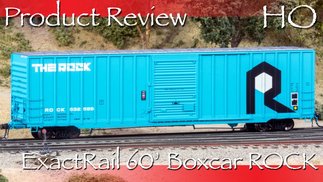 Product Review HO ExactRail 60' Berwick Boxcar ROCK - Accurate Late 1970s Boxcar!