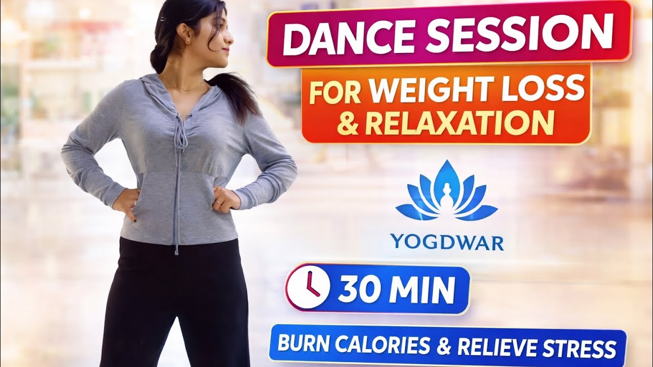 30 Min music Workout for Weight Loss & Relaxation | Burn Calories | YOGDWAR