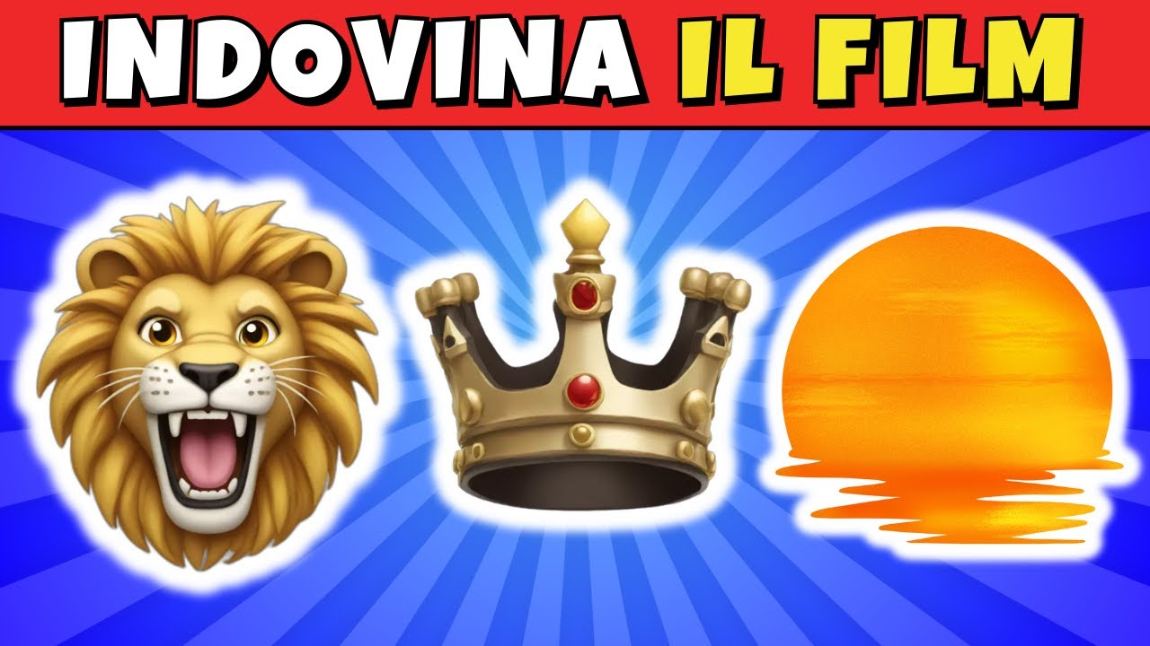 INDOVINA IL FILM DALLE EMOJI: QUANTO CONOSCI DAVVERO LA DISNEY? 🏰💥