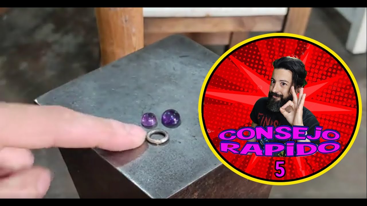 Como hacer una Virola para piedra cabujon circular rápido!!!