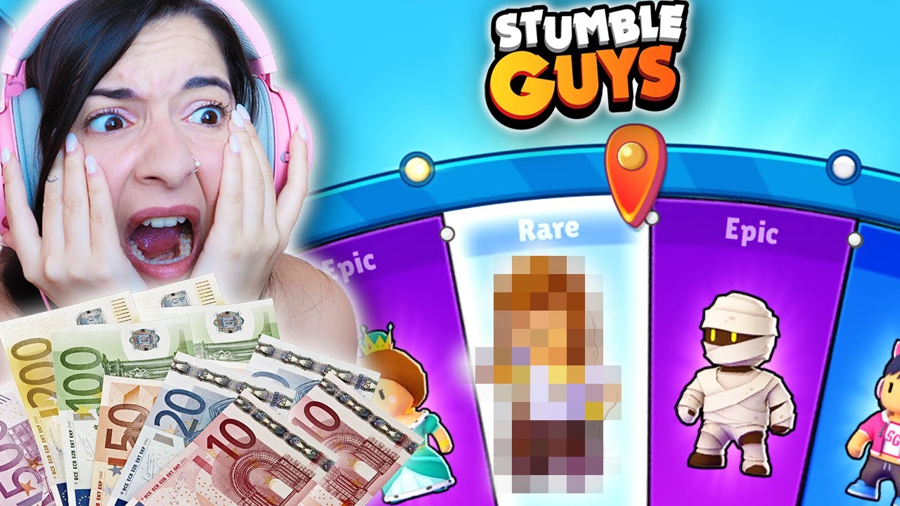 ΞΟΔΕΨΑ ΟΛΑ ΤΑ ΛΕΦΤΑ ΣΕ SKINS ΣΤΟ STUMBLE GUYS!