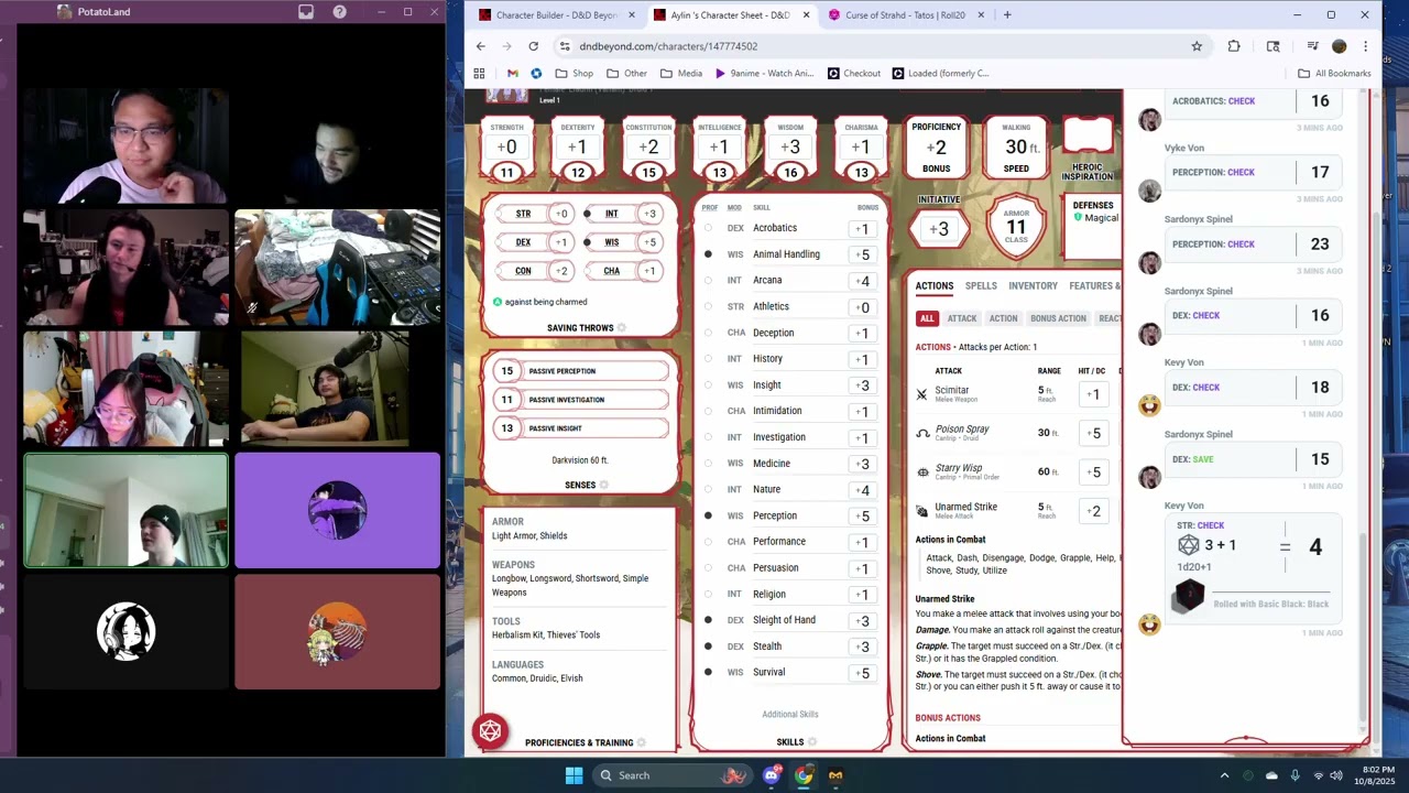 Curse of Strahd S1 E1 - Introductions
