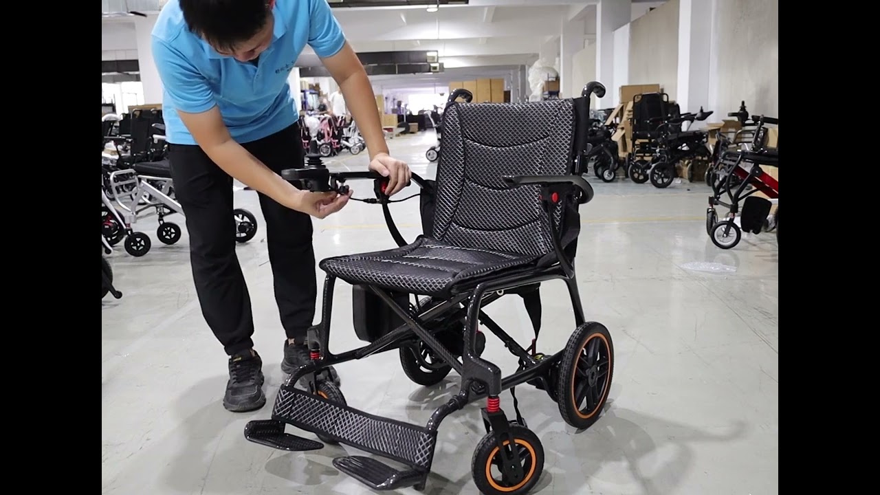 Lightweight Carbon Fiber electric wheelchair S600-9