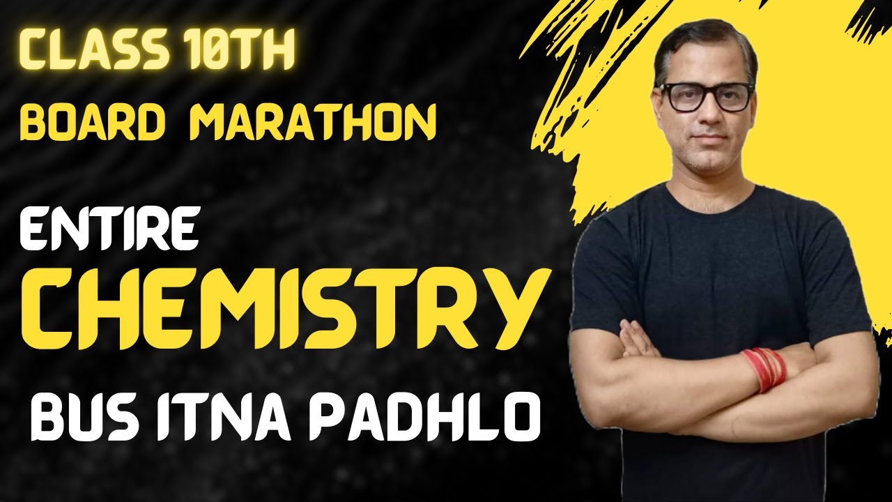 Board Marathon Chemistry | Chemistry One Shot | Class 10 ICSE | @sirtarunrupani