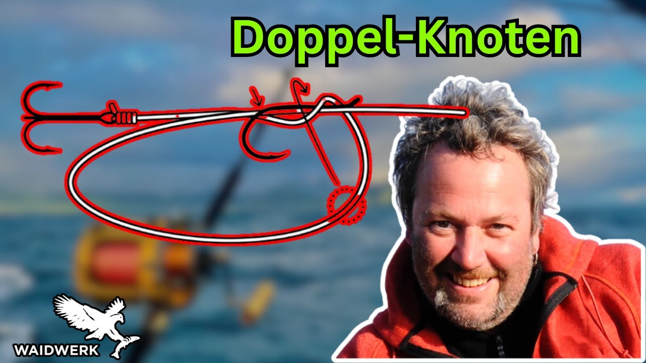 Naturk&ouml;der-Montage f&uuml;r Meeresangeln: Doppeklknoten von Rainer Korn