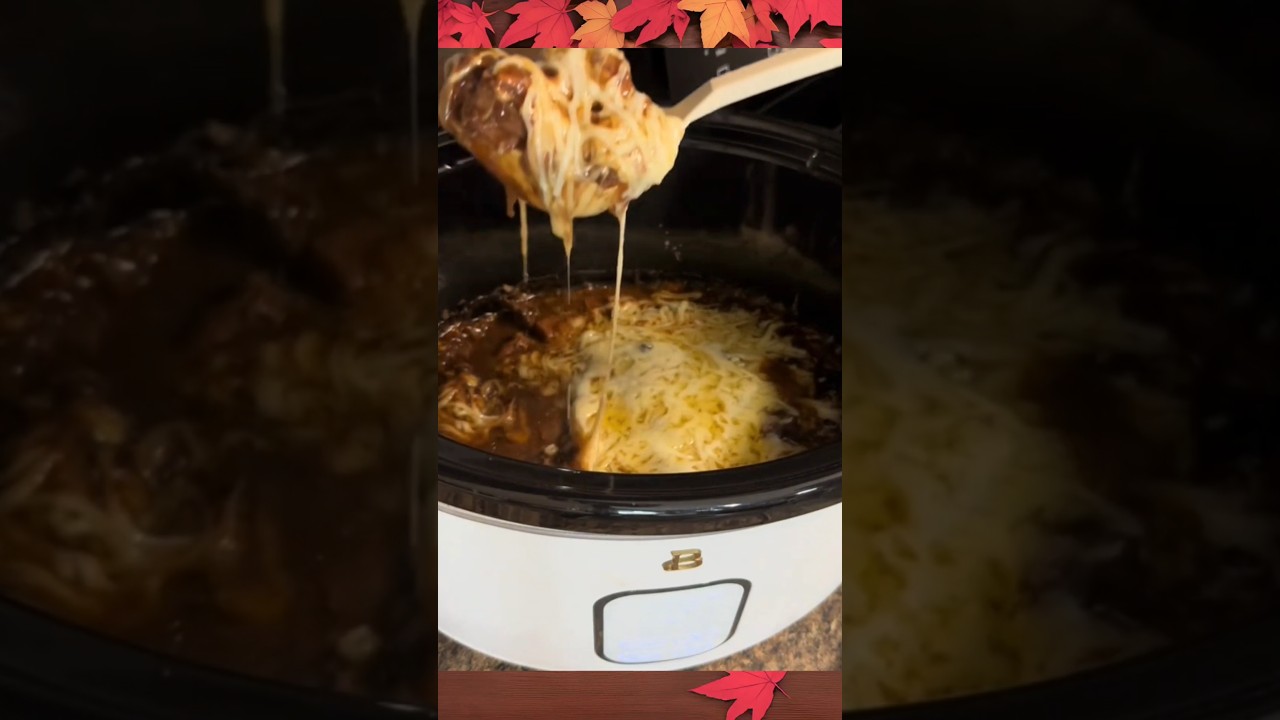 Slow cooker french onion beef tips #delicious #cooking