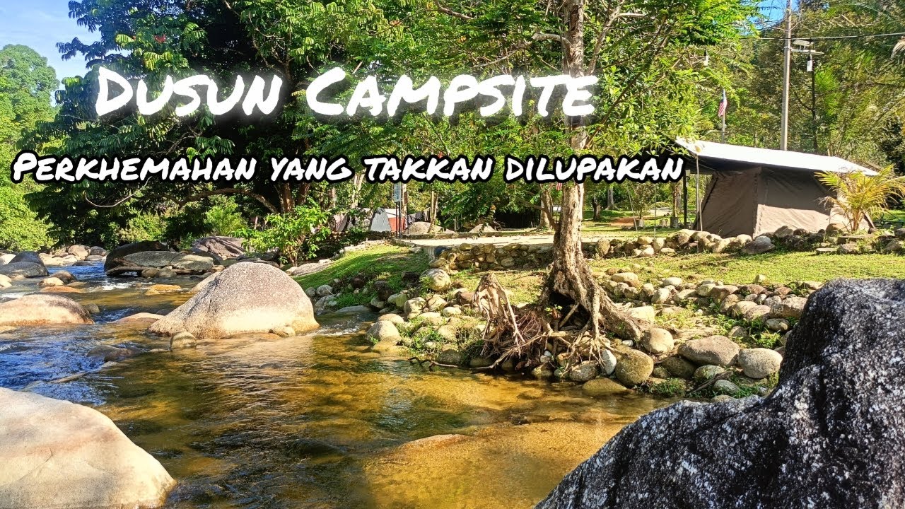Dusun Campsite,Sedim. Sumpah cantik tempat ni...