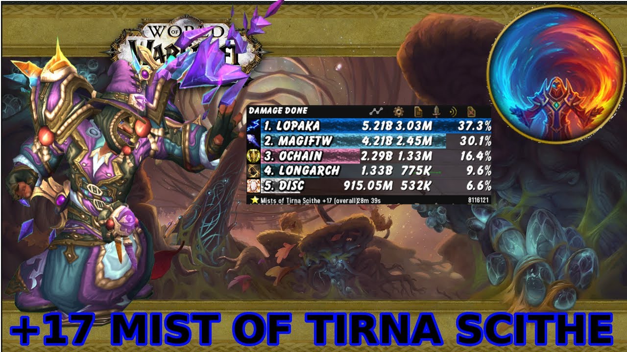 +17 Mist Of Tirna Scithe FrostFire Frost Mage PoV (Commentary)