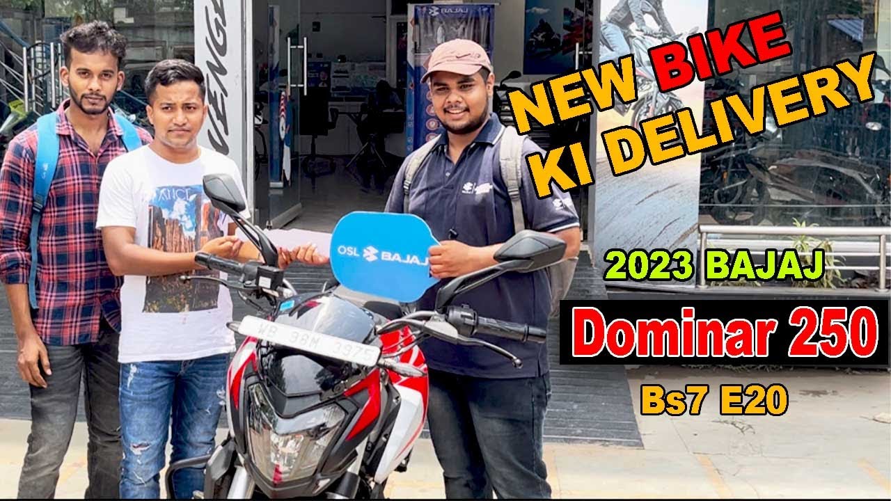 Finally Taking Delivery Of New DOMINAR 250 Bs7 E20 😍| New Dominar Bs7 || @sommondalofficial
