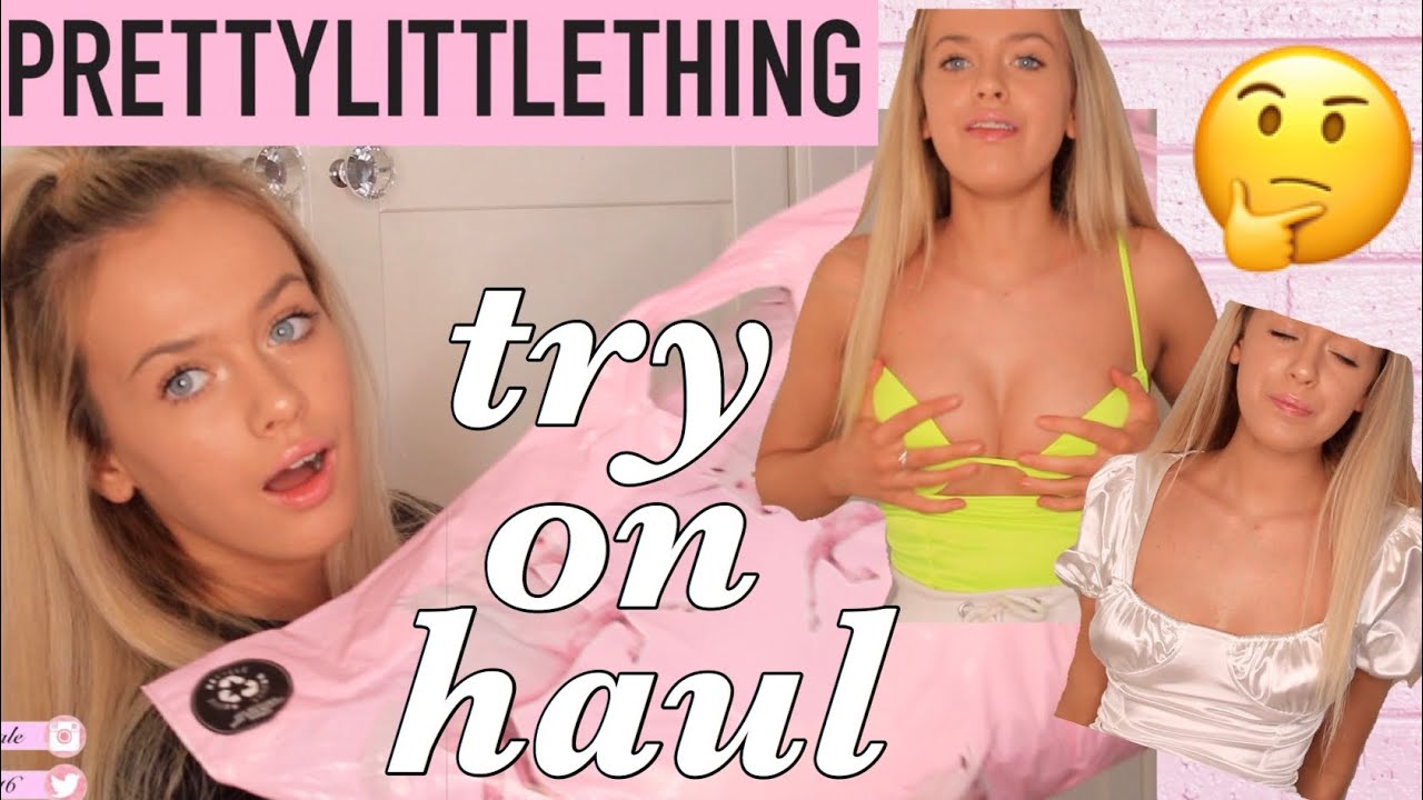 HUGE TRY ON PRETTY LITTLE THING HAUL!!😱- graduation wear💕