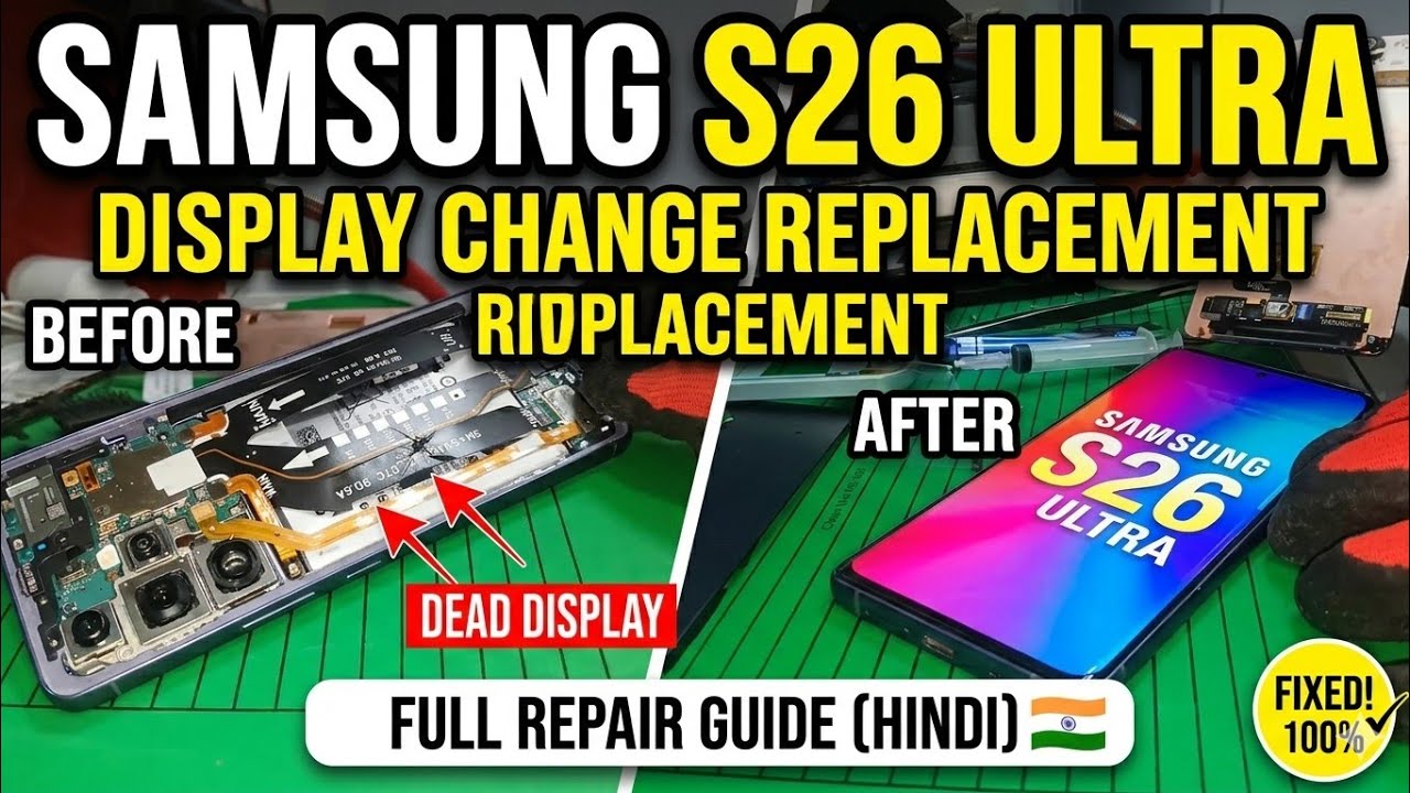 ​Samsung S26 Ultra service center original display change replacement