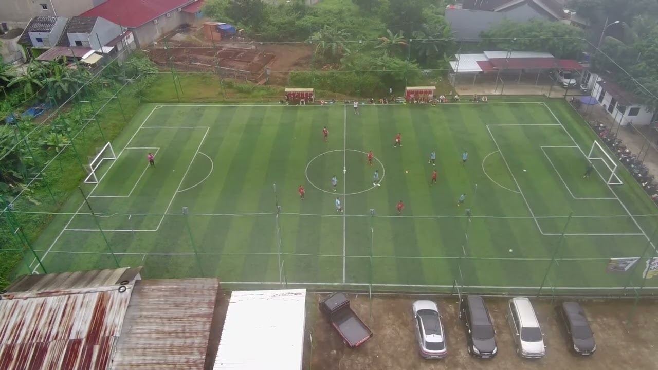 Drone Mini Soccer 7 Feb 2026 | Merah vs Biru
