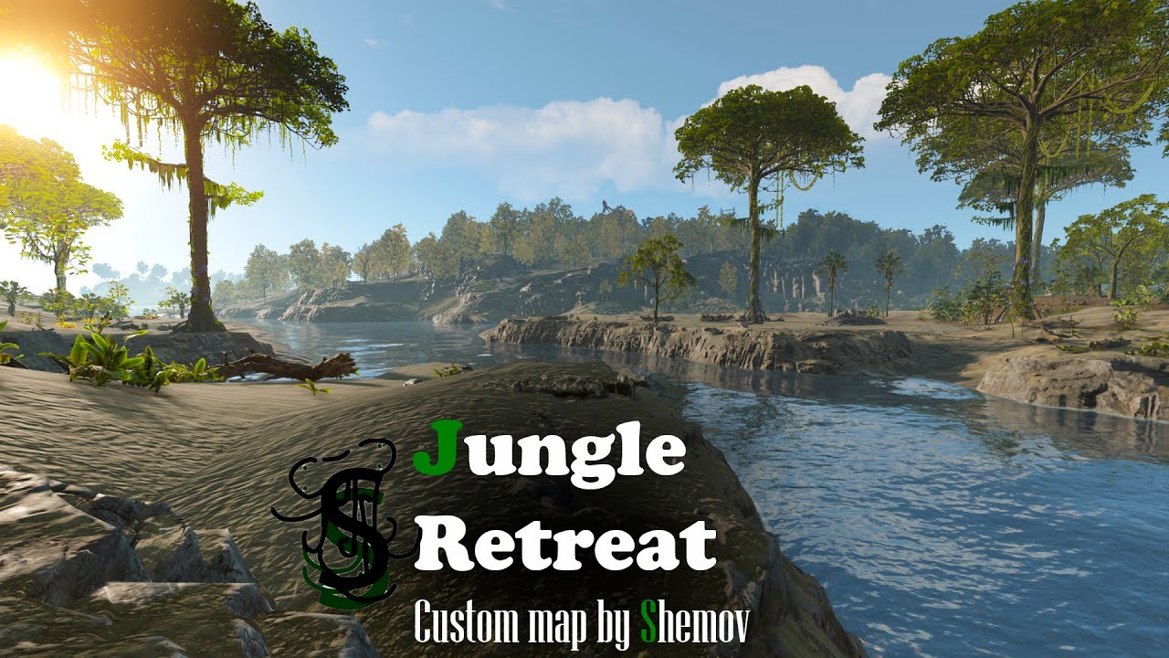 Jungle Retreat | 4k map | RUST CUSTOM MAP TRAILER