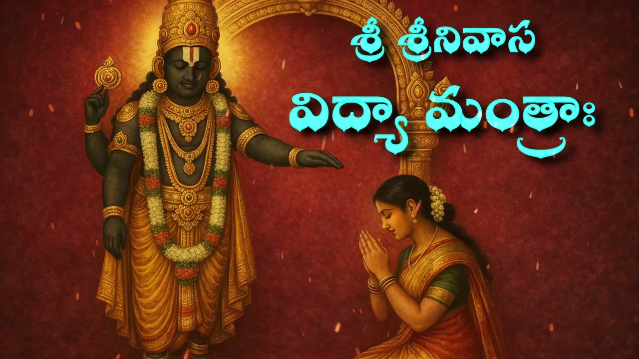 శ్రీ శ్రీనివాస విద్యా మంత్రాలు | శ్రీవేంకటేశ్వర స్వామి దివ్య మంత్ర జపం