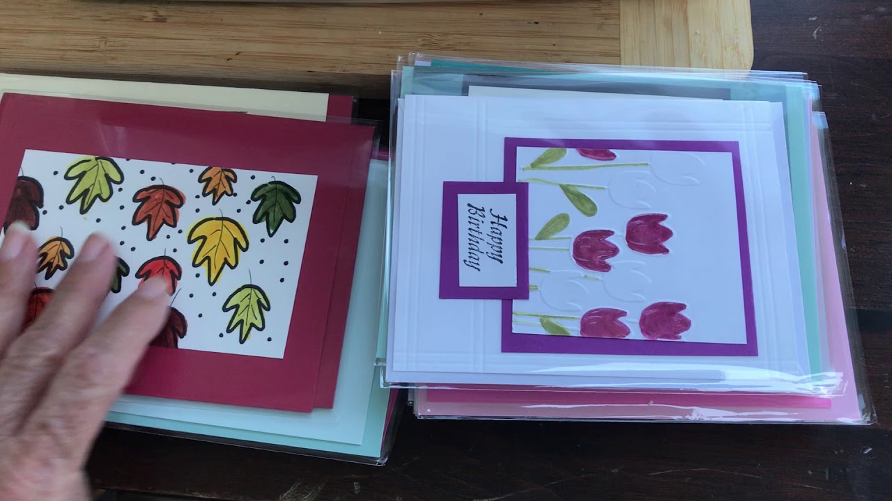 Display of Cards for  Holiday Craft Fair