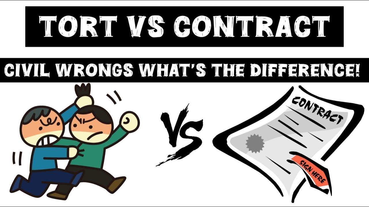 Tort vs. Contract:-Civil Wrongs what's the difference! | civil law | legal battle