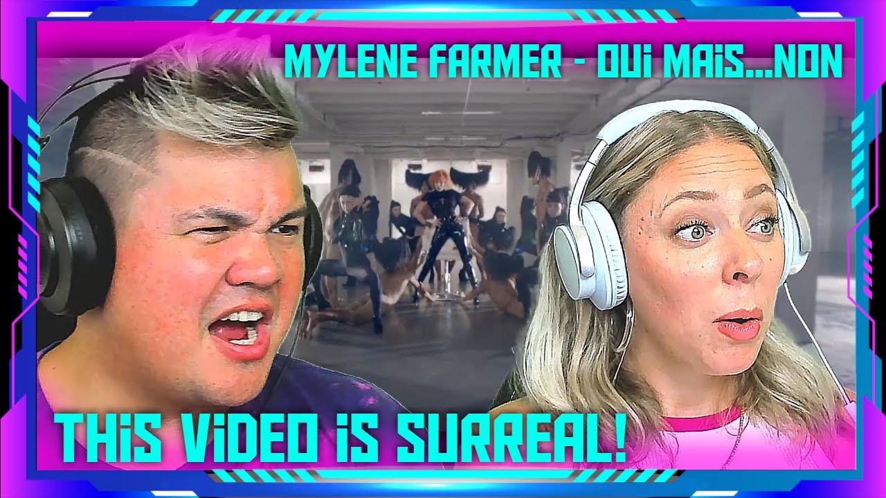 Americans react to Mylène Farmer - Oui mais... Non (Clip Officiel) | THE WOLF HUNTERZ Jon and Dolly