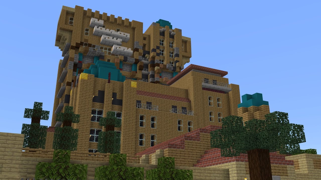 The Twilight Zone Tower of Terror™ in Minecraft PS4 (Disney's California Adventure)