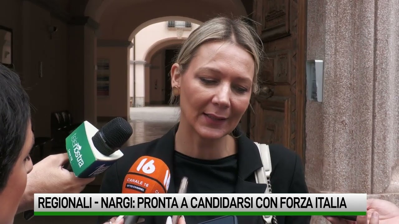 Regionali. Nargi pronta a candidarsi con Forza Italia