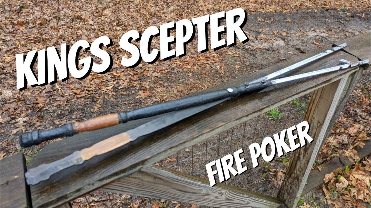 Kings Fire Scepter || Fire Poker/Tongs