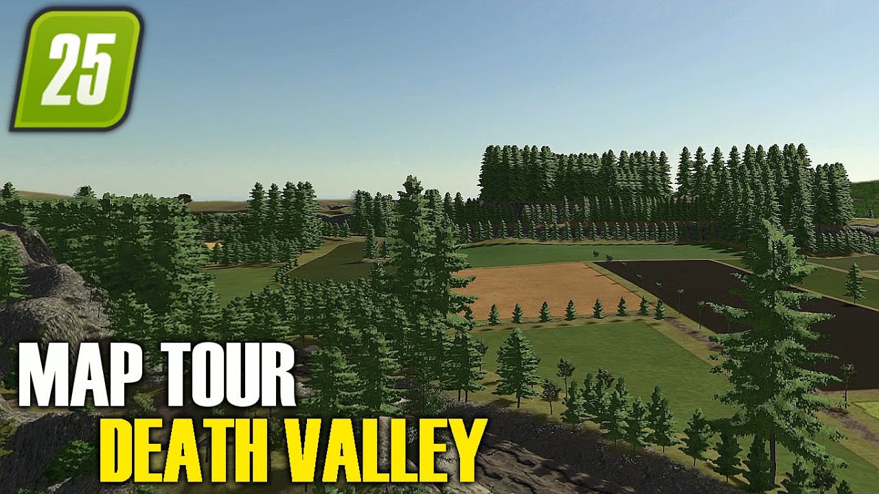 Death Valley MAP TOUR FS25 4x Map for Farming Simulator 25