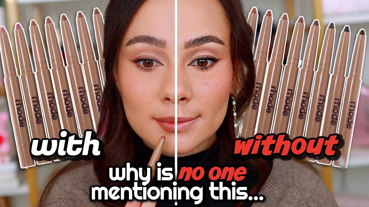 watch this BEFORE you spend your MONEY 🙃!! NEW RHODE PEPTIDE LIP SHAPES ON LIPS WITH NO FILLER!!!