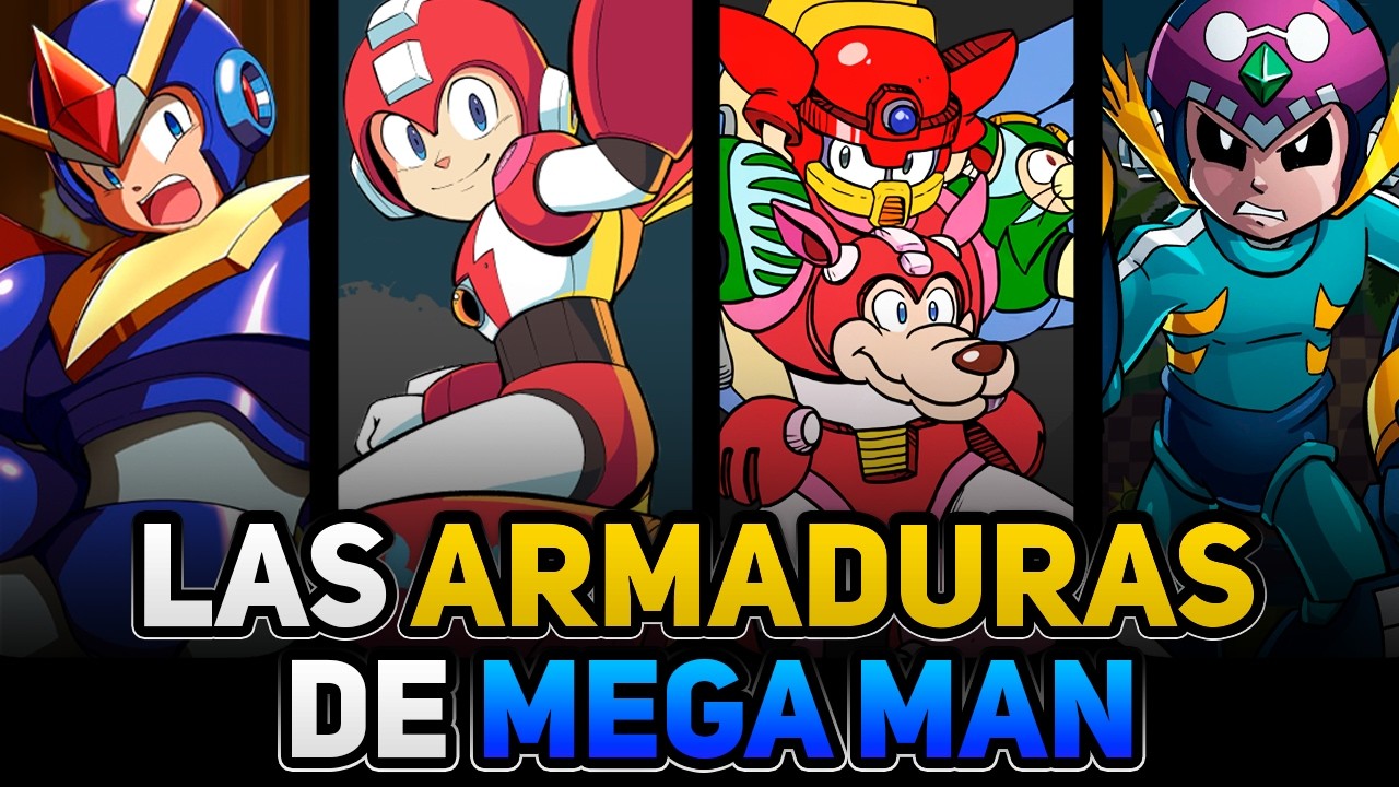 TODAS LAS ARMADURAS DE MEGA MAN (CLÁSICO) | Ryuko Shion