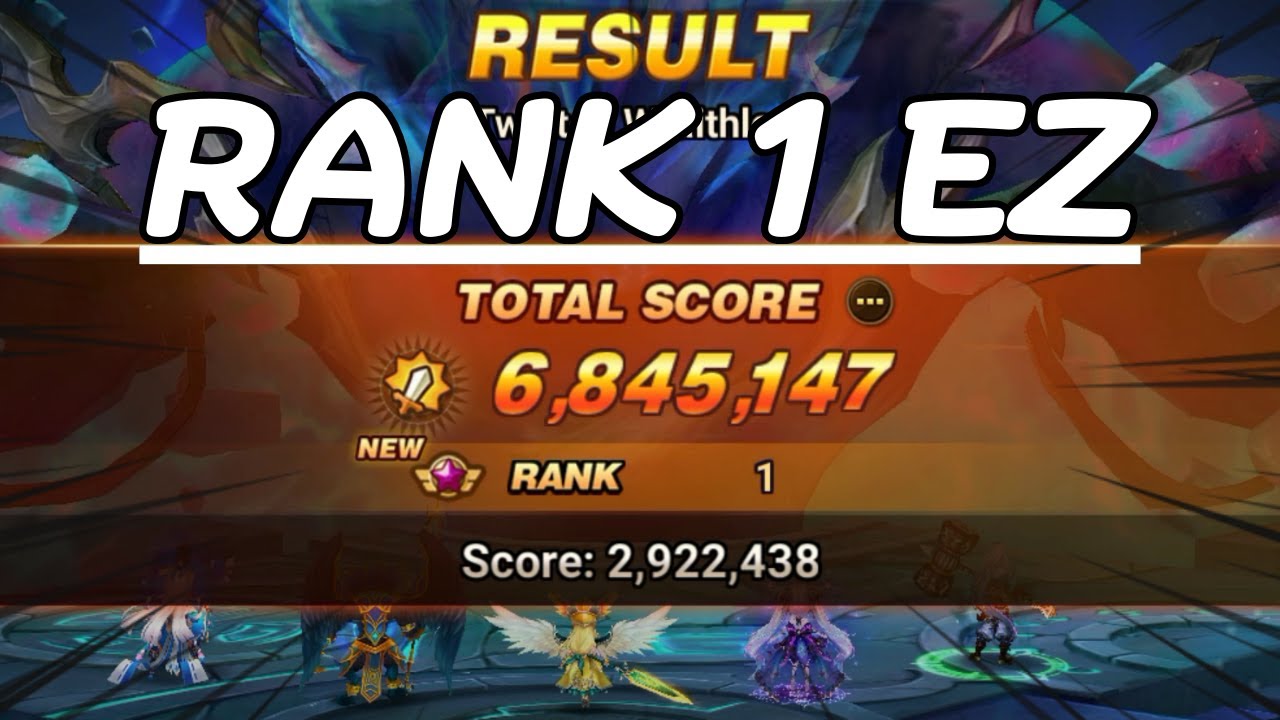 LEGEND F2P TEAMS 6.8M Total Score in The Water Temple Of Chaos! - Summoners War