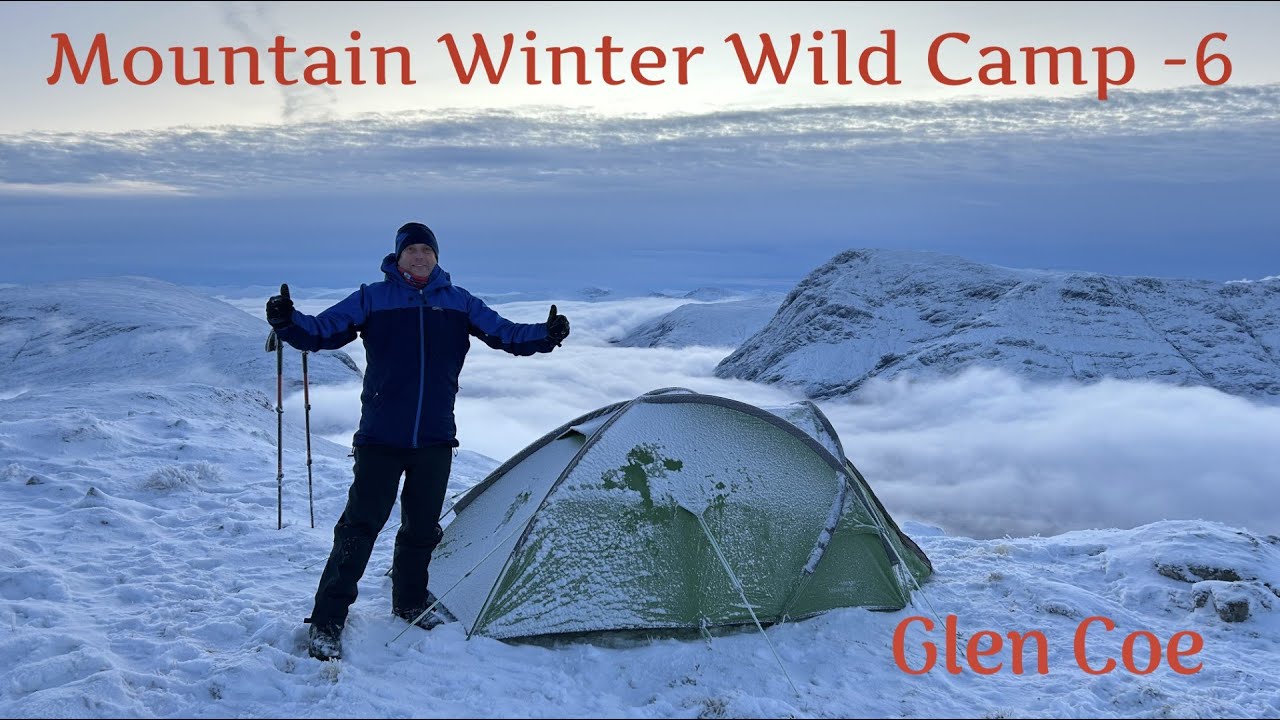 Freezing Winter Wild Camp in Glen Coe: -6 in the Mountains