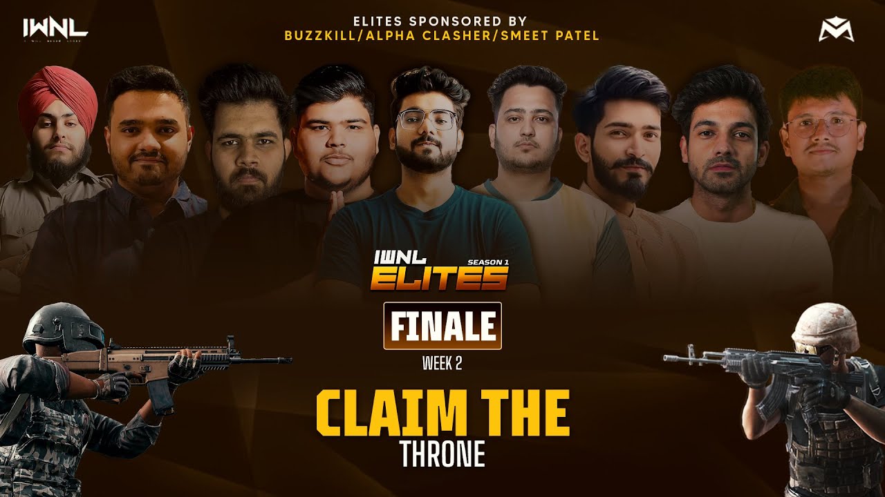 IWNL ELITES WEEK 2 - DAY 5 | FINALE | INVITATIONAL CREATOR | BGMI | CLAIM THE THRONE #iwnlelites