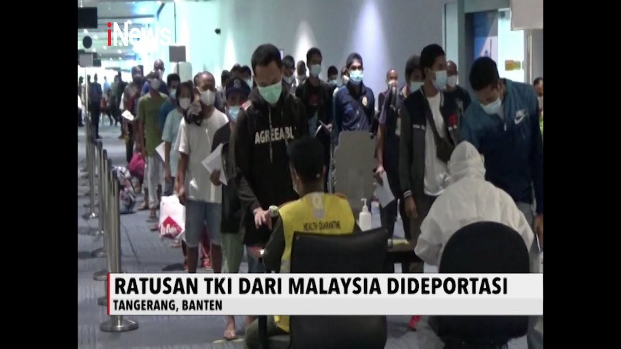 Ratusan TKI dari Malaysia Dideportasi Tiba di Bandara Soetta - iNews Malam 07/11