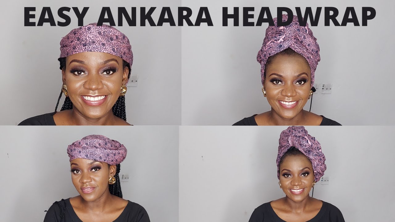 5 easy Ankara head styles/ Beginner friendly tutorial