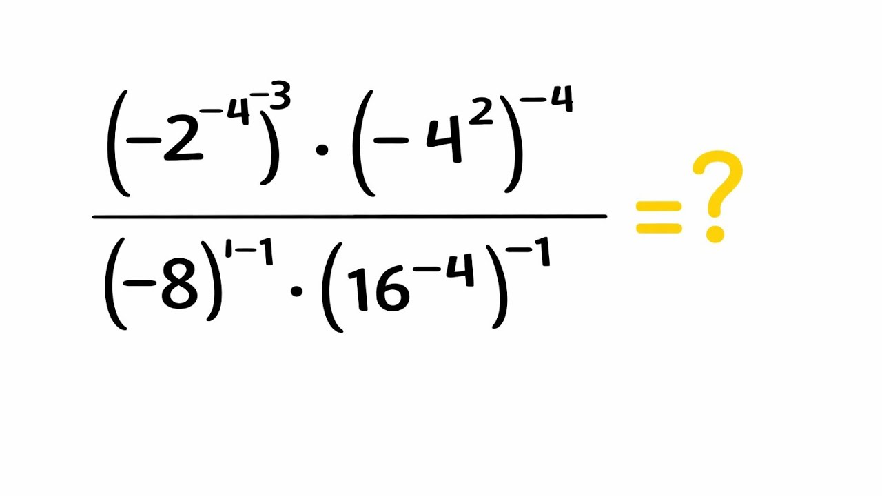 د منفي توانونو حل په اسانه طریقه | Simplifying Negative Exponents | بشپړ تشریح په پښتو