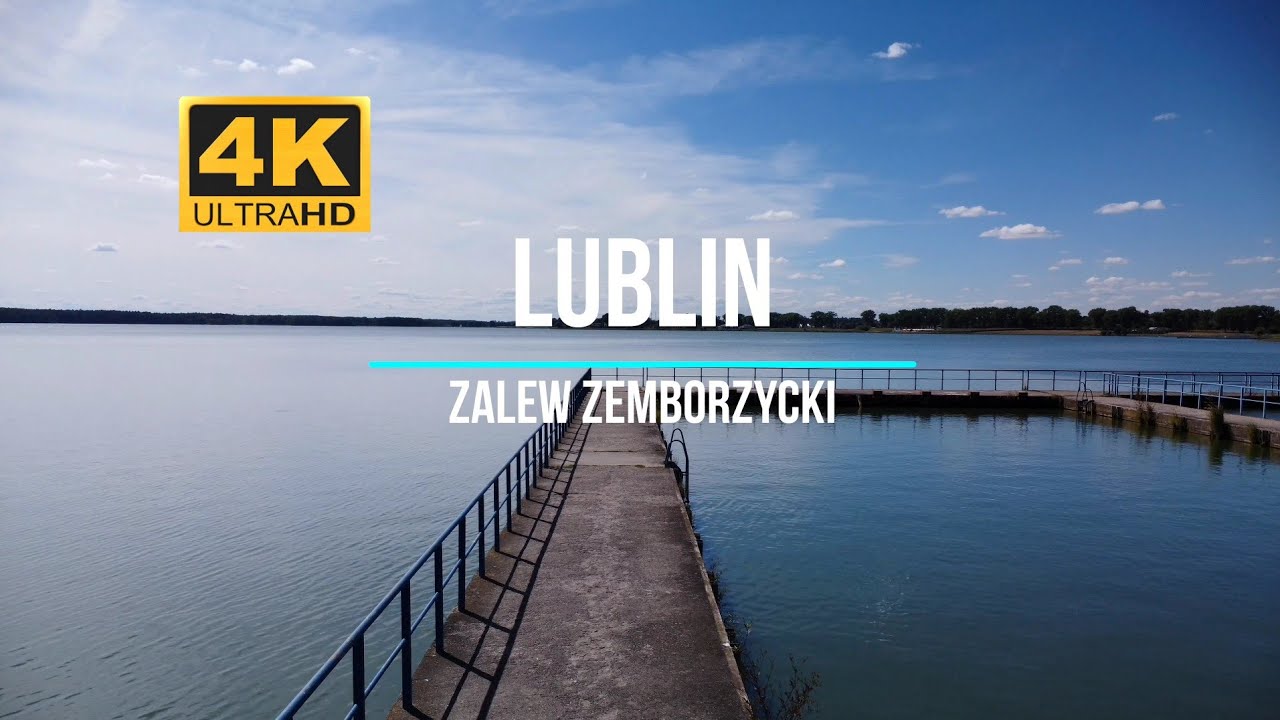 Lublin , Zalew Zemborzycki z lotu drona, DJI Mini2 4K