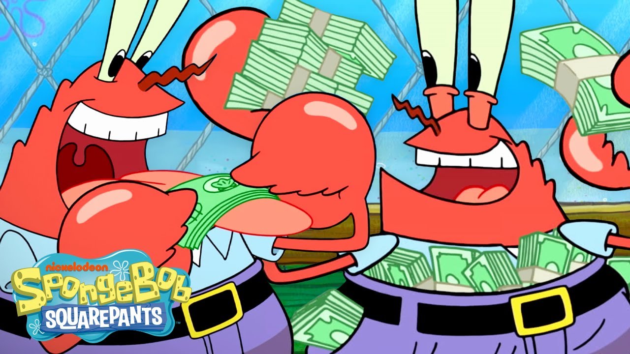 2025 Seconds of Krabs Being Krabs 🦀 | @SpongeBobOfficial