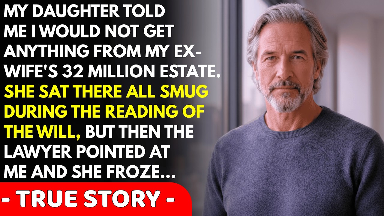 My Daughter Said That I Would Get NOTHING From My Ex-wife's $32M Estate, But The Lawyer Pointed At…