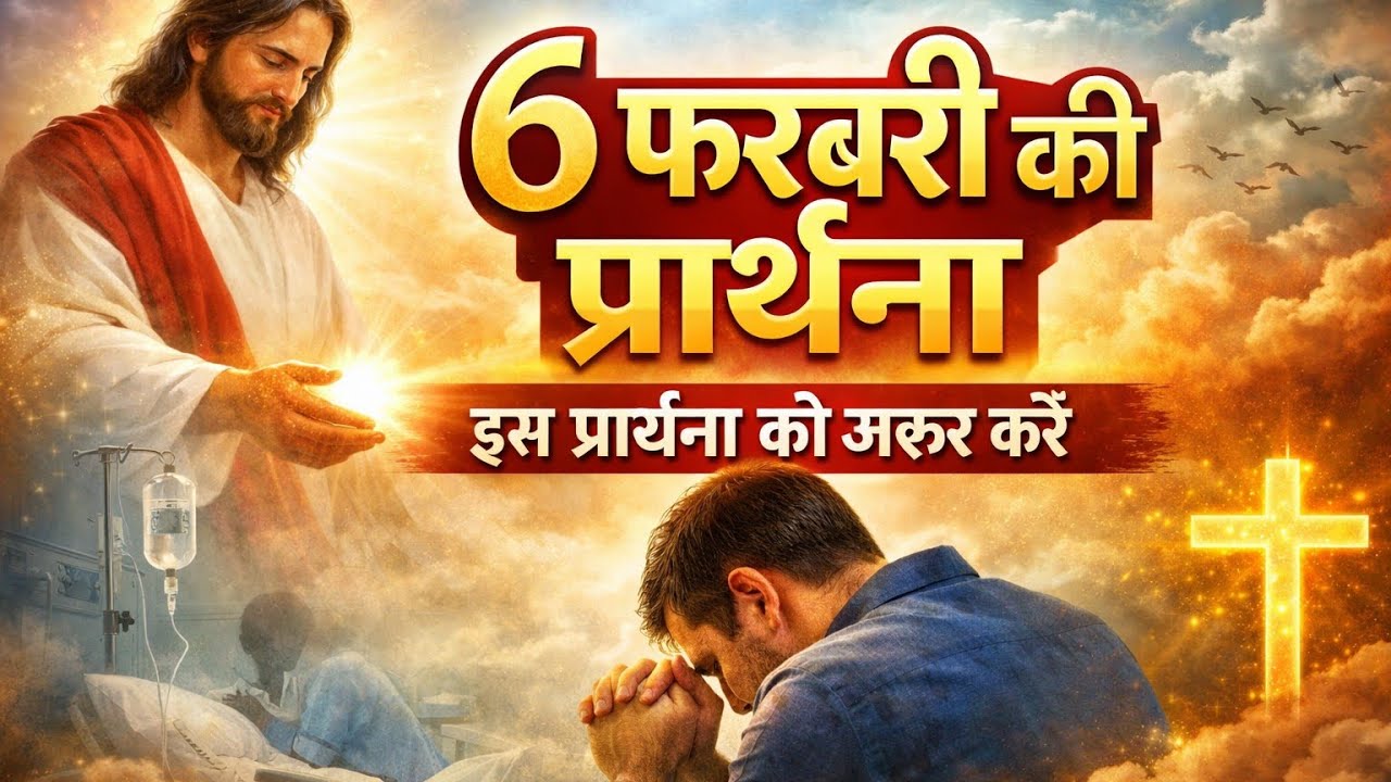 6 February Ki Prathna |फरवरी की चंगाई प्रार्थना के लिए | Prayer for 6th February | Daily Prayer 