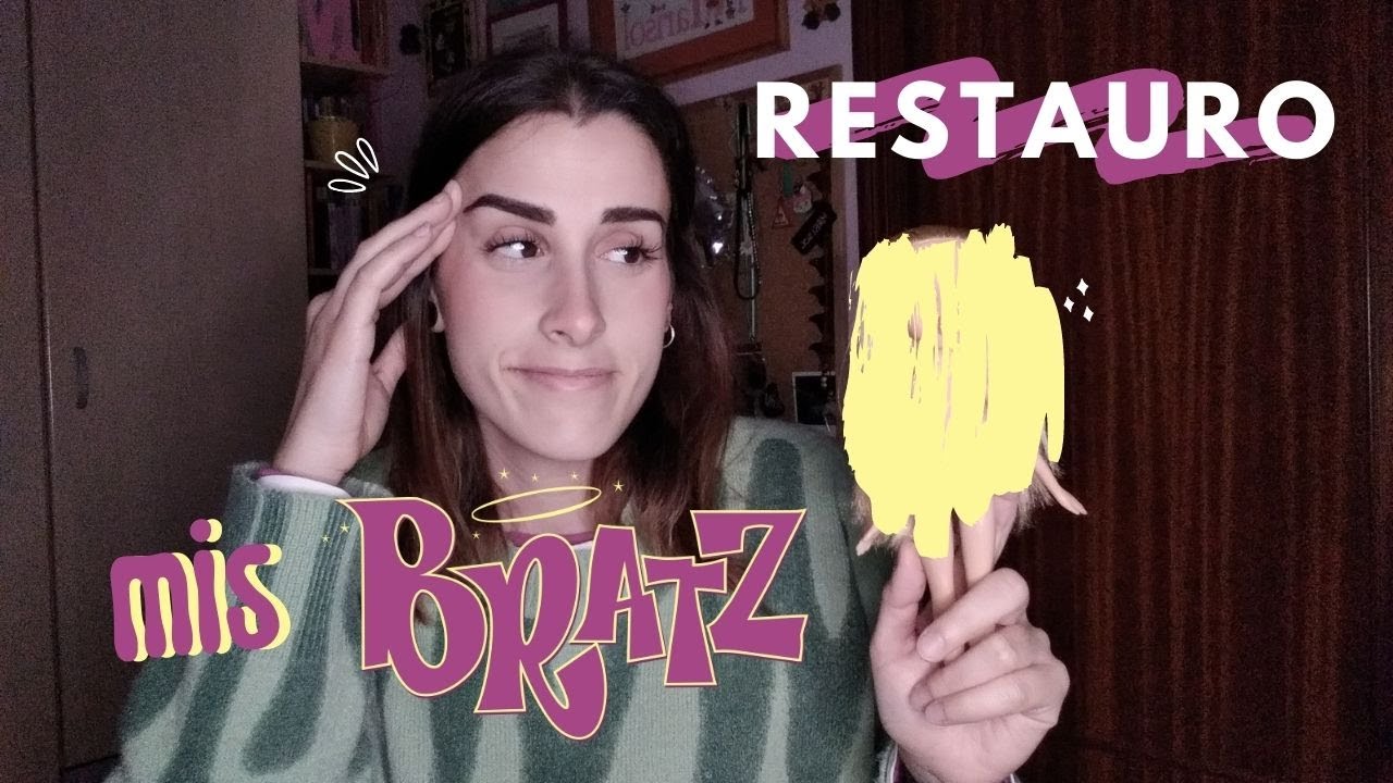 SIGO UN TUTORIAL PARA RESTAURAR EL PELO DE LAS BRATZ 🙆👭 | Miriam Mosby