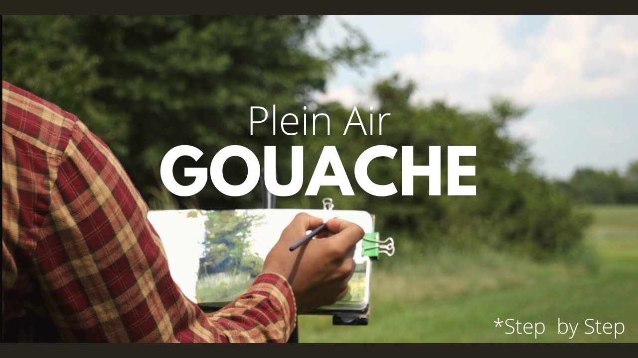 Gouache Plein Air in the Grasslands *Step By Step