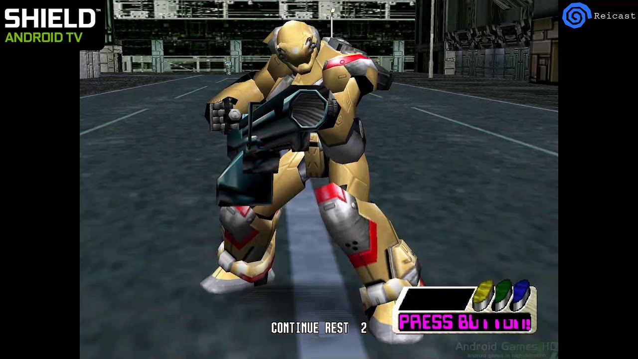 Reicast Dreamcast Emulator for Android - Charge 'N Blast ingame (Shield Android TV)