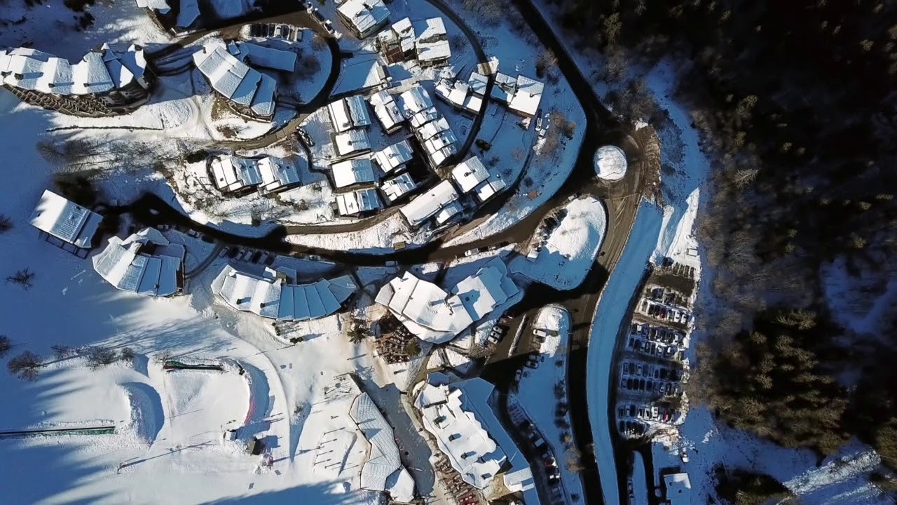 Drone promotional Video in La Tania, France
