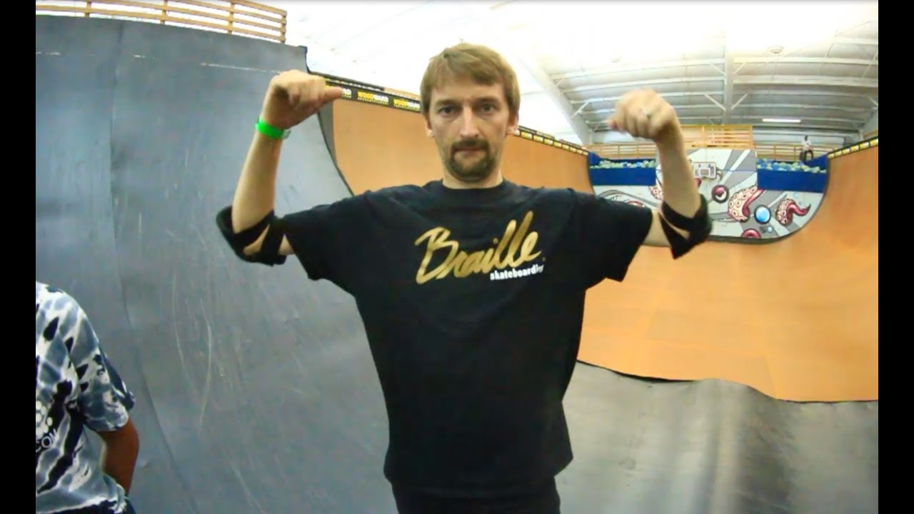 TODAY I DROPPED IN ON THE VERT RAMP!