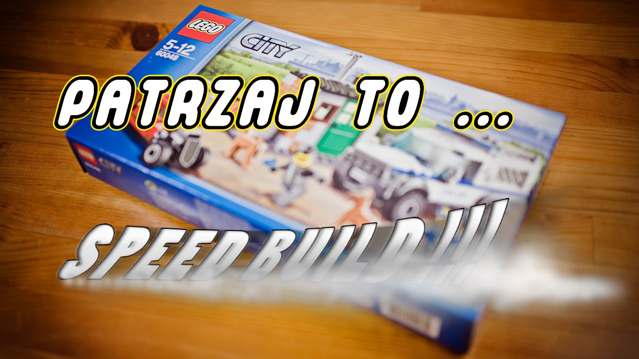 SPEED BUILD! Lego 60048 Oddział policyjny z psem