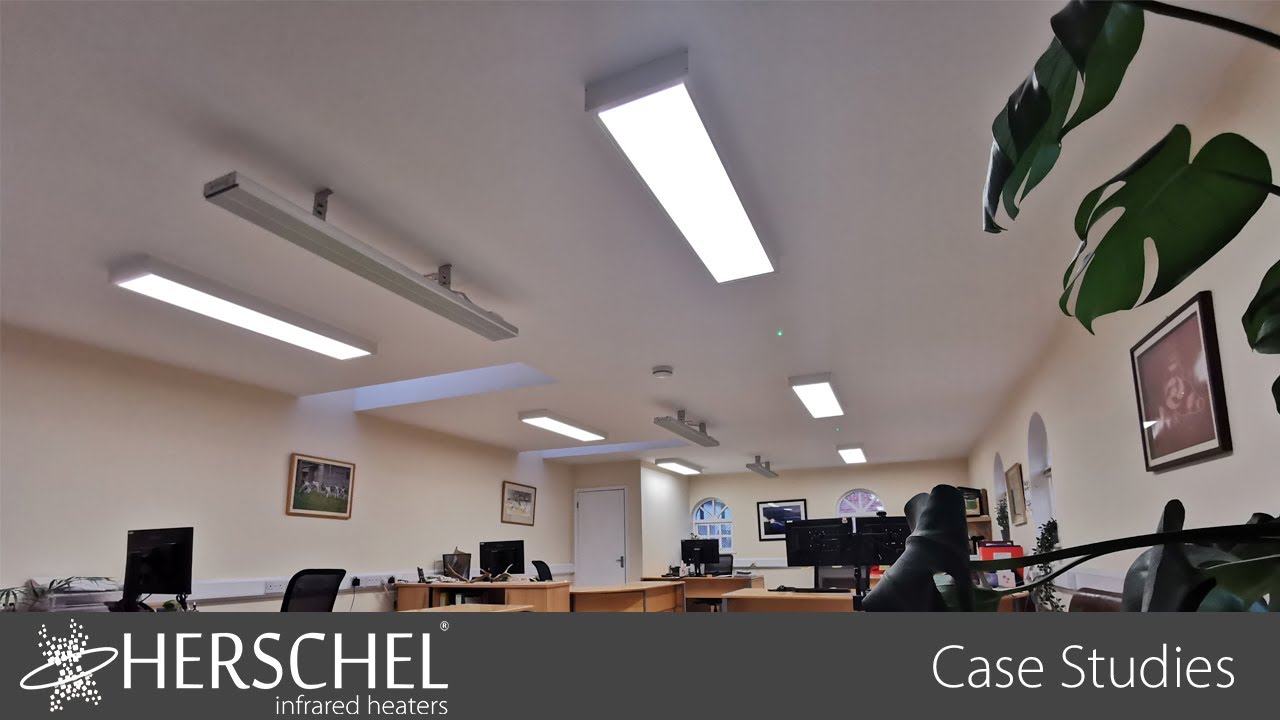 Office Heating with Herschel Infrared electric heating system
