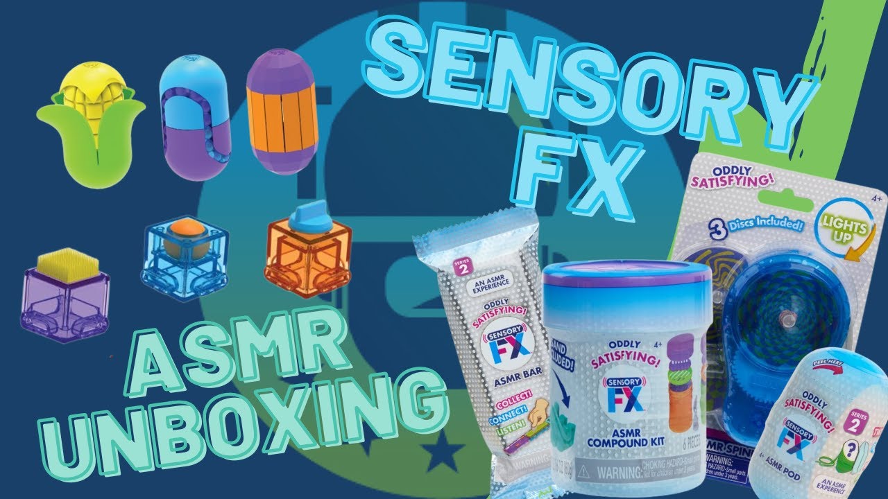 Sensory FX ASMR Bars & Pods Series 2 Unboxing | The Upside Down Robot