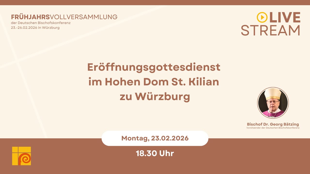 Eröffnungsgottesdienst der Frühjahrs-Vollversammlung im Hohen Dom St. Kilian zu Würzburg