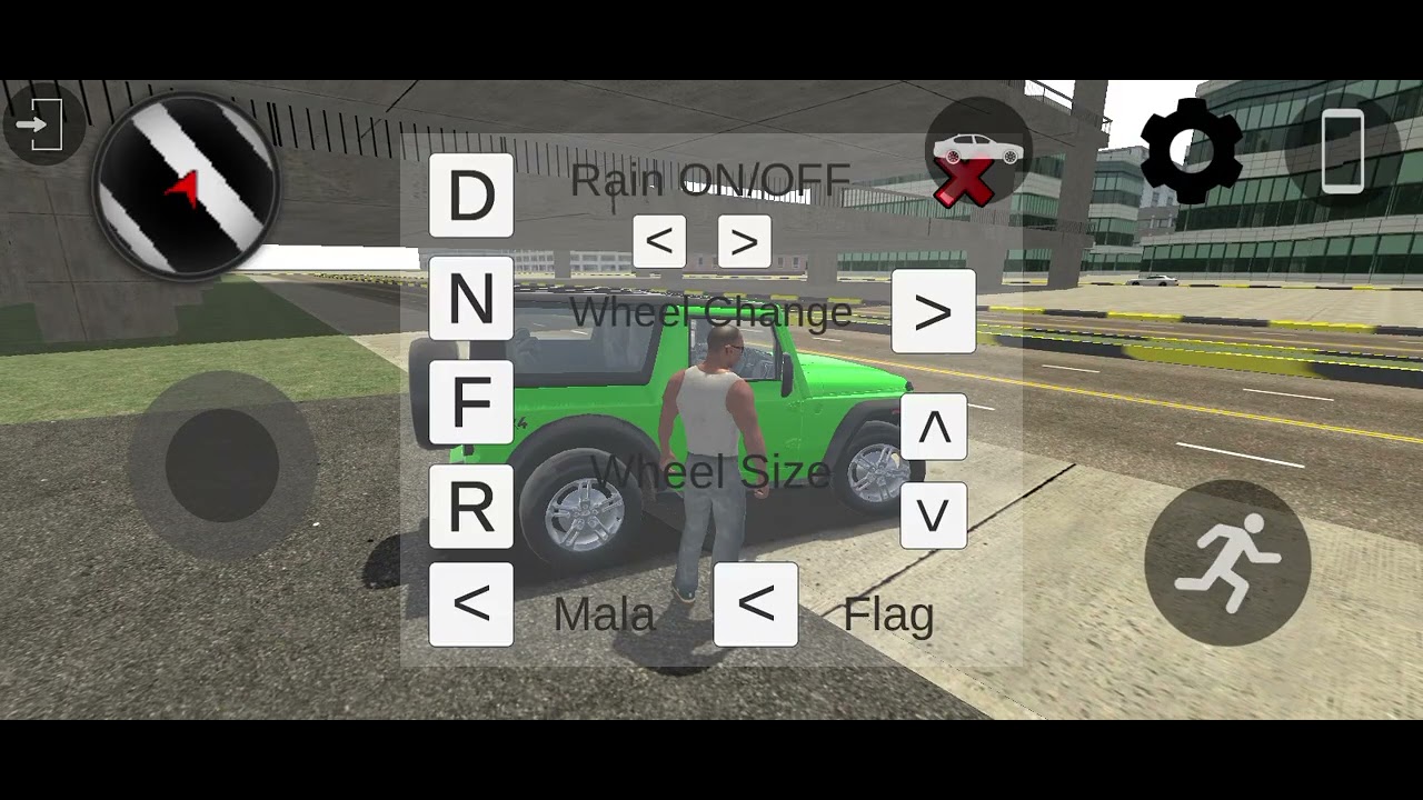 Mahindra thar👿gsmes:indian thar (games) car android game-android gameplay