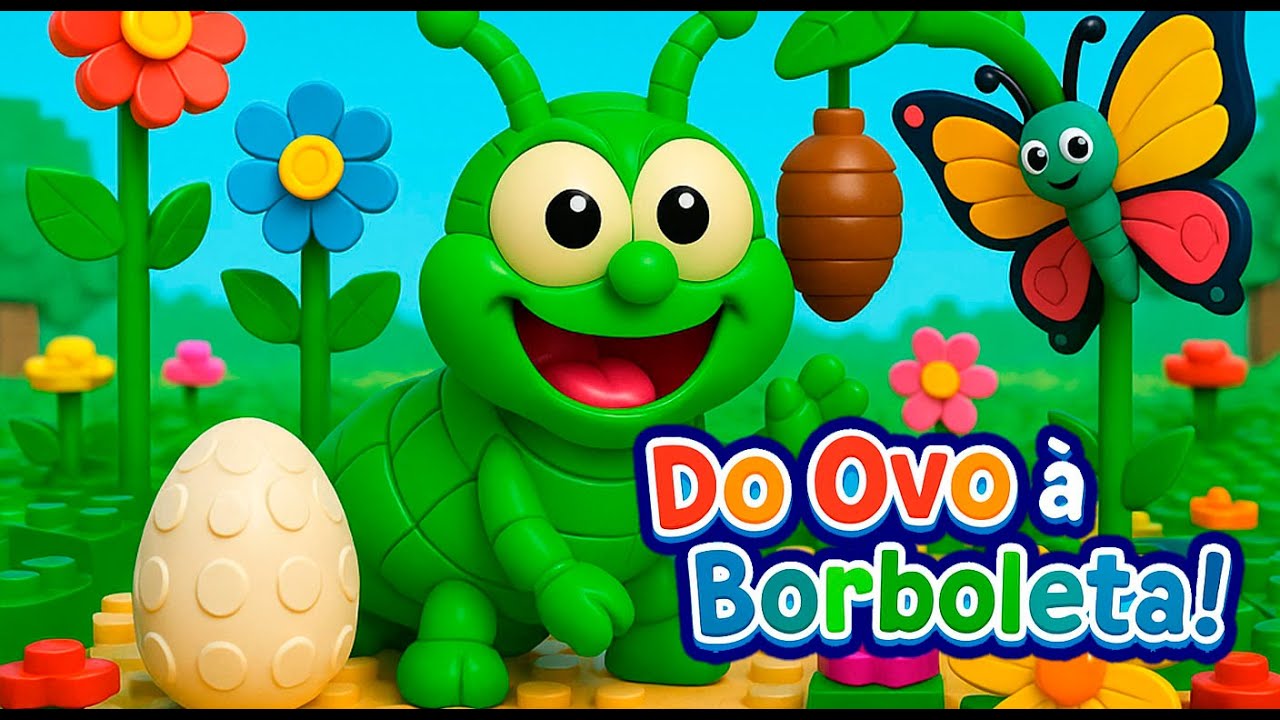 “Lagarta que Come TUDO e Vira Borboleta! 🐛🦋 METAMORFOSE / Música Infantil”
