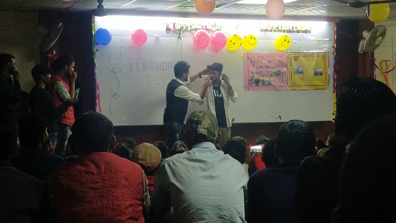 enjoy birthday of Dr.Radhe